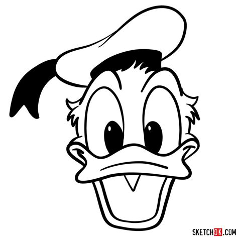 donald duck face paint|donald duck drawing.